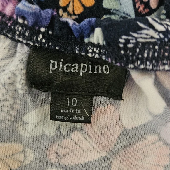 Colorful Butterfly Print Romper - Picture 4 of 4